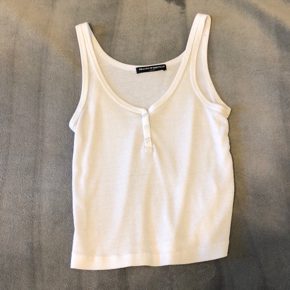 White Brandy Melville Tank
